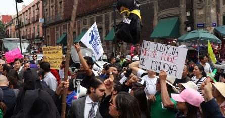 Protesta Trabajadores del PJ