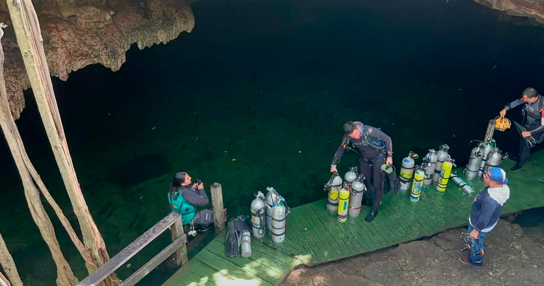 buzo-argentino-cenote-yucatan