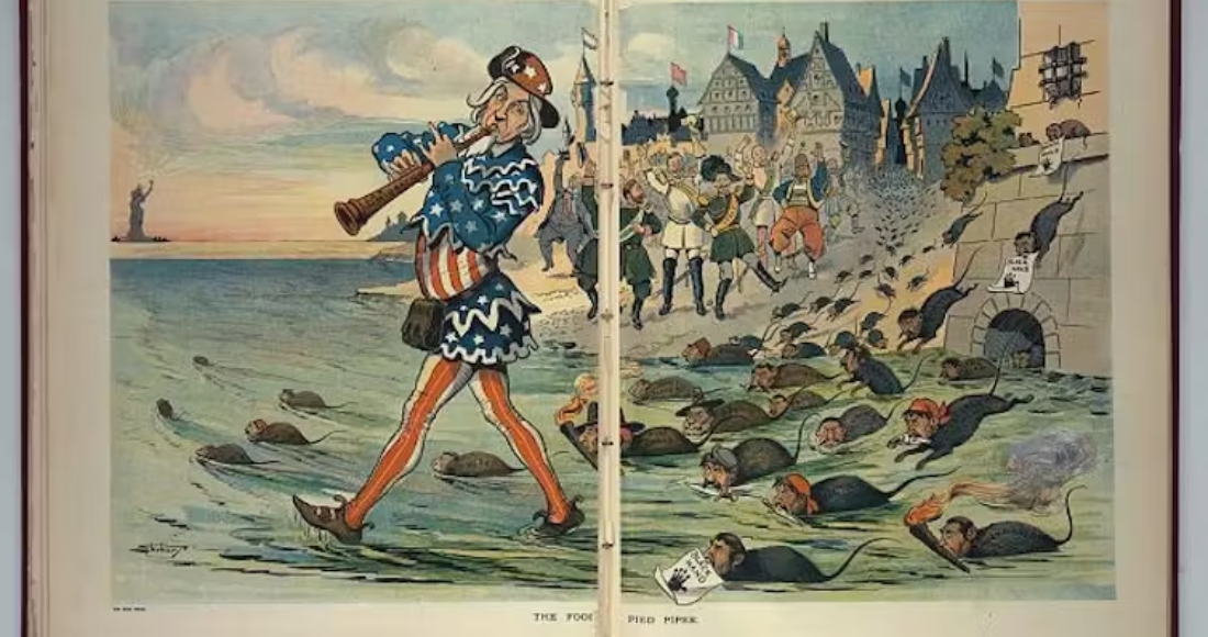 Una caricatura política de 1909 de SD Ehrhart