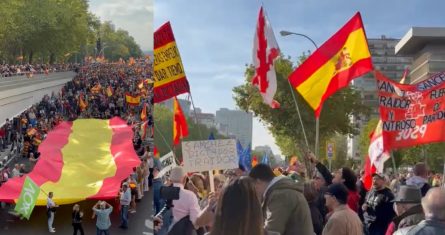 A la manifestación acudieron políticos del Parido Popular, como su vicesecretaria de Organización Territorial, Carmen Fúnez, y la portavoz en el Senado del GPP, Alicia Sánchez, y de Vox, encabezados por su líder, Santiago Abascal. La expresidenta de la Comunidad de Madrid Esperanza Aguirre, también estuvo presente.