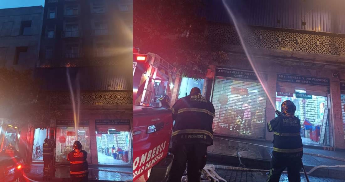 Bomberos de la Ciudad de México desplegaron un operativo importante para sofocar el fuego en la bodega. Durante un par de horas, al circulación en la zona permaneció cerrada.