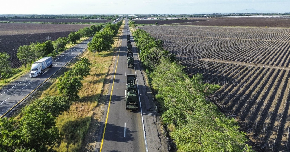 10 vehículos tácticos "Ocelotl" del Ejército Mexicano llegaron a Culiacán.