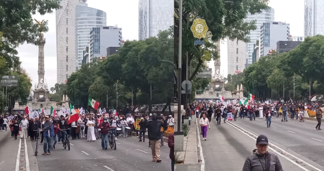 Las y los manifestantes se solidarizaron con la Jueza Nancy Juárez Salas, de Veracruz, que ordenó a la Presidenta Claudia Sheinbaum bajar del Diario Oficial de la Federación (DOF), la publicación de la Reforma Judicial.