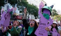 Mujeres en la marcha 25N