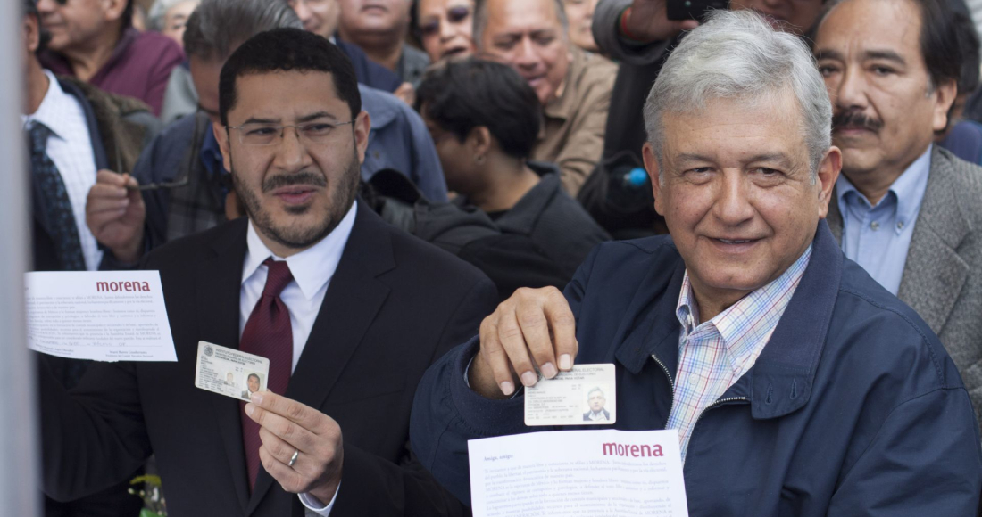 El 8 de enero de 2013, Andrés Manuel López Obrador se registraba al Movimiento de Regeneración Nacional (Morena) para alcanzar las firmas necesarias para transformarlo en un partido político.