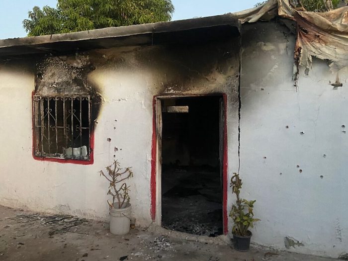 Una vivienda es incendiada en Culiacán