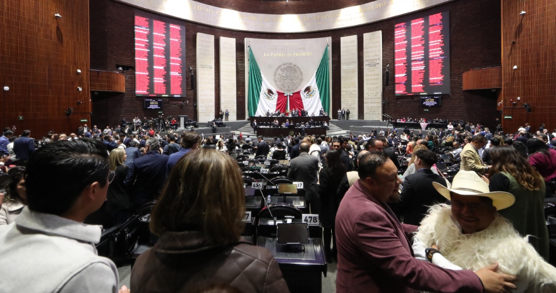 Pleno de la Cámara de Diputados durante la sesión ordinaria