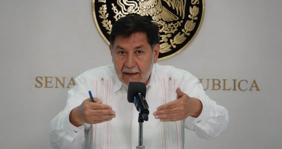 Fernández Noroña en conferencia de prensa