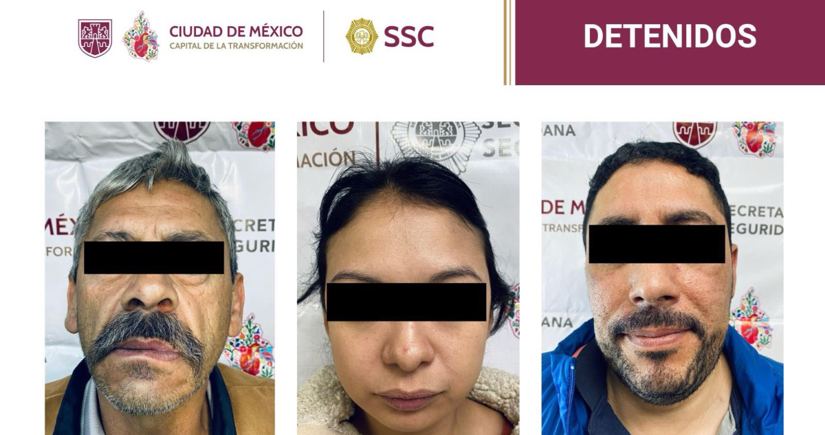 La SSC detiene a tres personas y decomisa 946 dosis de droga en inmueble de Iztapalapa durante otro cateo.