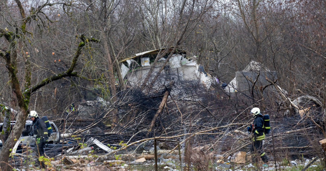 Un avión de carga de DHL se estrella en Lituania y al menos una persona muere