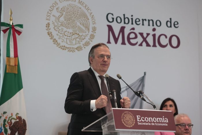 Marcelo Ebrard en conferencia de prensa 