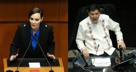 Noroña y Lilly Téllez divierten el Senado