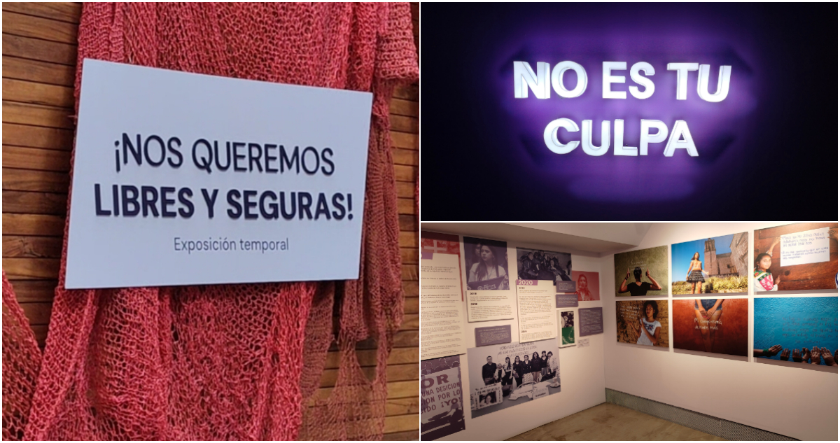 La exposición "¡Nos queremos libres y seguras!" está en el Museo Memoria y Tolerancia.