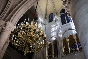 Primer vistazo al interior de la Catedral de Notre Dame