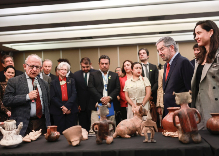 Piezas prehispánicas recuperadas