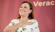 Rocio Nahle, gobernadora Electa de Veracruz, durante la inauguración