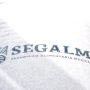 Un saco de maíz con el logotipo de Segalmex