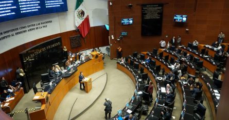 El Senado avala reforma para ampliar delitos con prisión preventiva oficiosa.