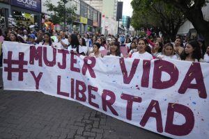 Protestan contra la violencia en las mujeres