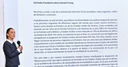 La Presidenta responde a Trump