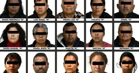 15 personas detenidas