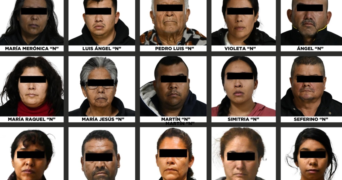 15 personas detenidas