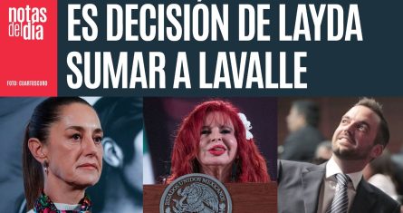 Claudia pide honestidad a servidores (CARTA). “Yo no habría invitado" a Lavalle, dice