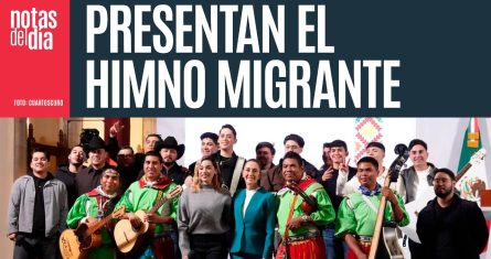 El Gobierno de México hace homenaje a sus migrantes. Claudia presenta HIMNO