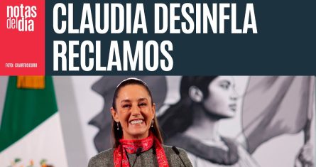 “Se va a resolver”, dice la Presidenta sobre acusación de Adán Augusto contra Monreal