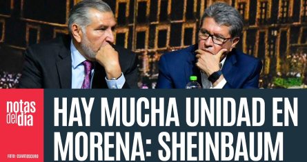 Sheinbaum revela que se reunió con Adán Augusto y Monreal; hay mucha unidad, insiste