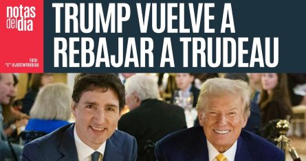 Trump eleva el insulto: llama “gobernador” a Trudeau y rebaja Canadá a “estado” de EU