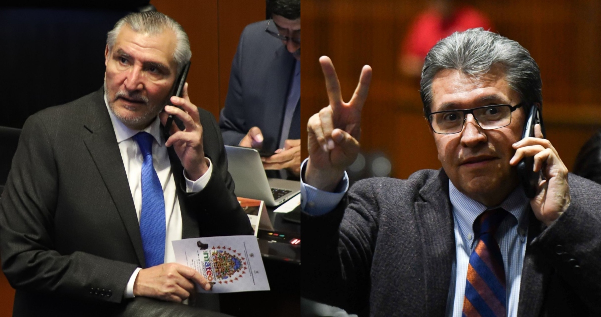 Adán Augusto y Ricardo Monreal protagonizan discusión