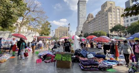 Comerciantes en Bellas Artes.