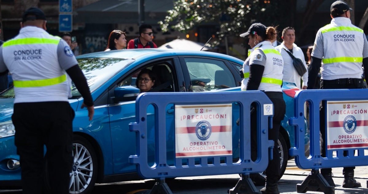 SSC-CDMX reportó que 58 conductores fueron detenidos