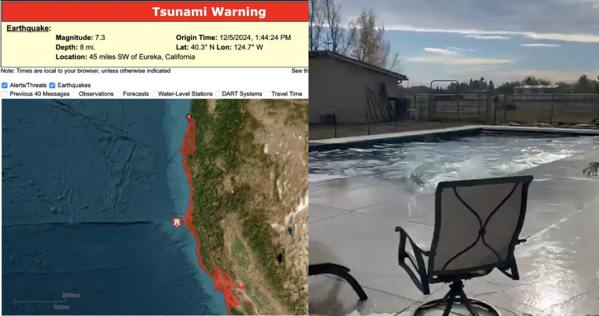 Un fuerte sismo se sintió este jueves en el norte de California.