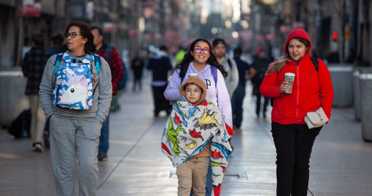 Protección Civil alerta por frío en 10 Alcaldías de la Ciudad de México.