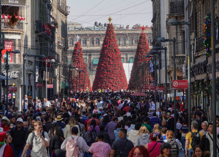 El Año Nuevo en la Ciudad de México.