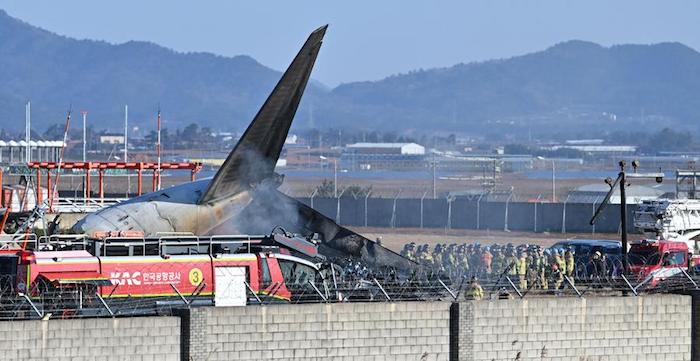 Accidente aéreo en Corea del Sur