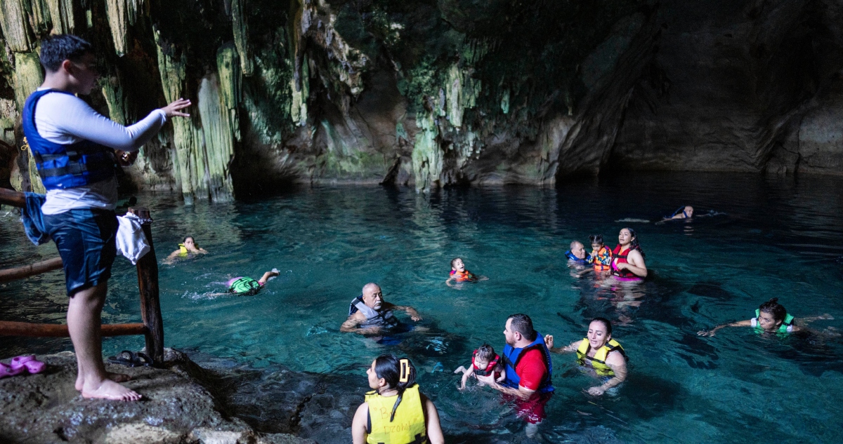 Cenote en México