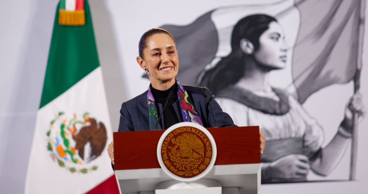 Claudia Sheinbaum en conferencia de prensa matutina