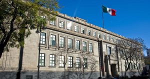 Vista al exterior de la Suprema Corte de Justicia de la Nación.