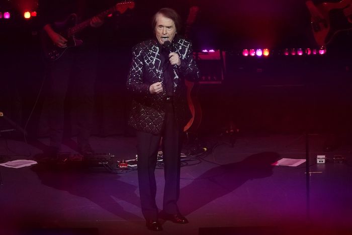 El cantante Raphael durante un concierto en el Auditorio Nacional de la Ciudad de México.