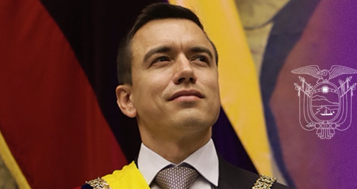 Daniel Noboa, Presidente de Ecuador.