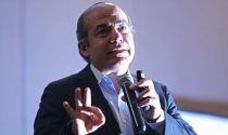 Felipe Calderón ofrece una conferencia en Jalisco.