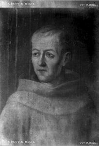 Un retraro del misionero franciscano Fray Pedro de Gante.