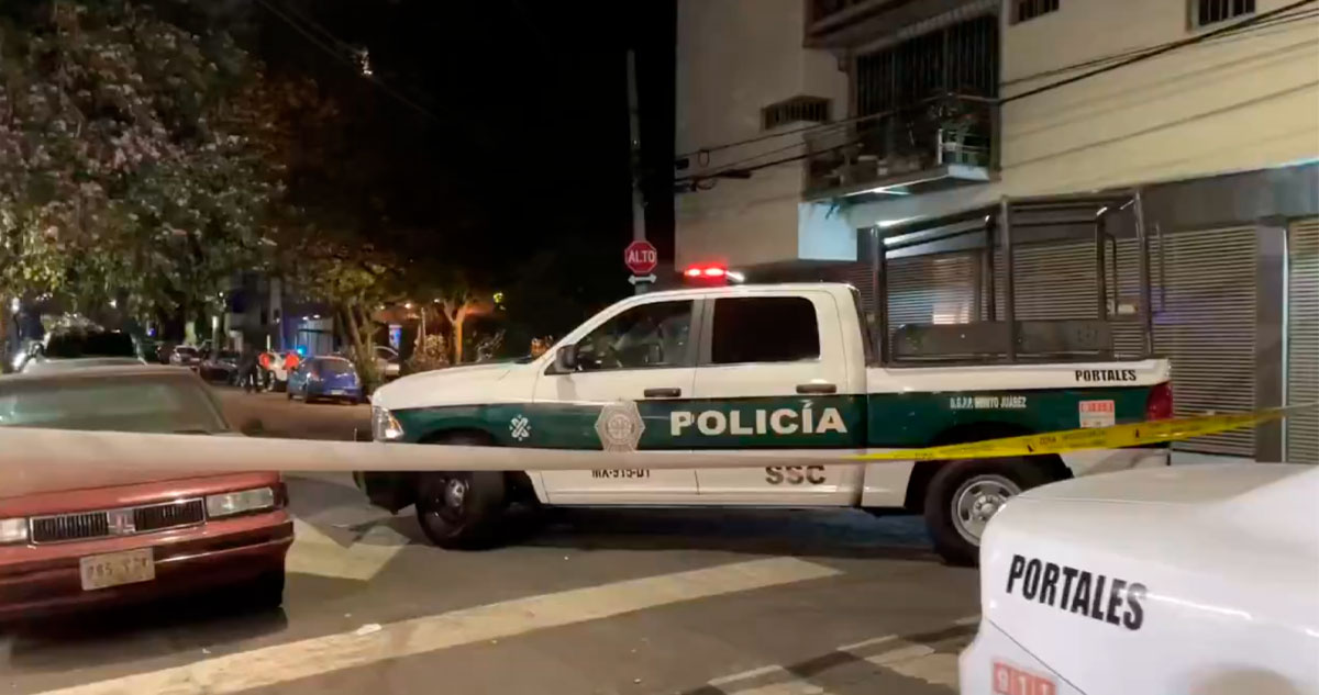 Asesinan a un hombre en la Alcaldía Benito Juárez