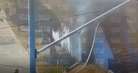 Un incendio afecto las instalaciones de la FGJ-CdMX en la Alcaldía Gustavo a Madero.