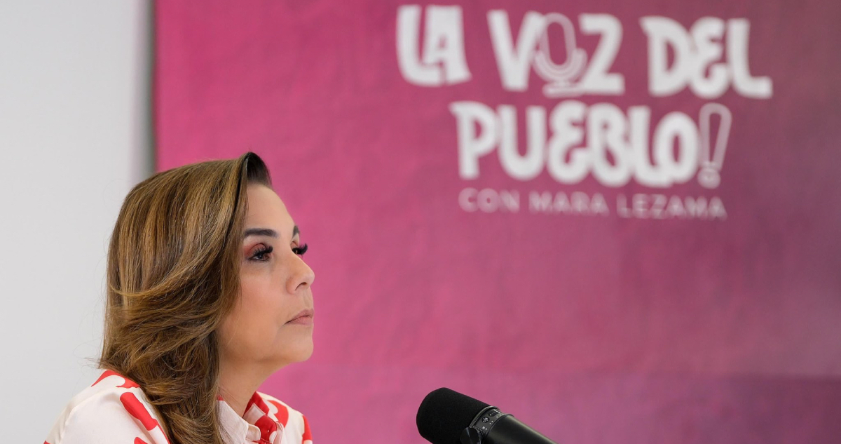 Mara Lezama, Gobernadora de Quintana Roo, anunció sanciones a taxistas que participaron en actos violentos en Puerto Morelos.