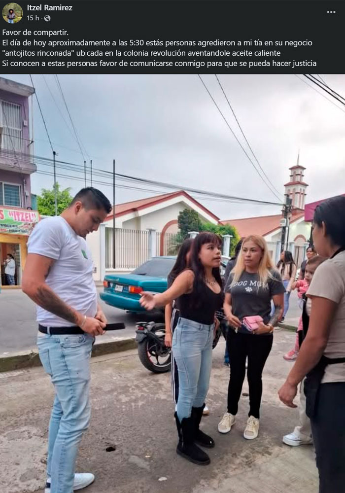 Buscan a responsable de agredir con aceite hirviendo a una mujer en Xalapa