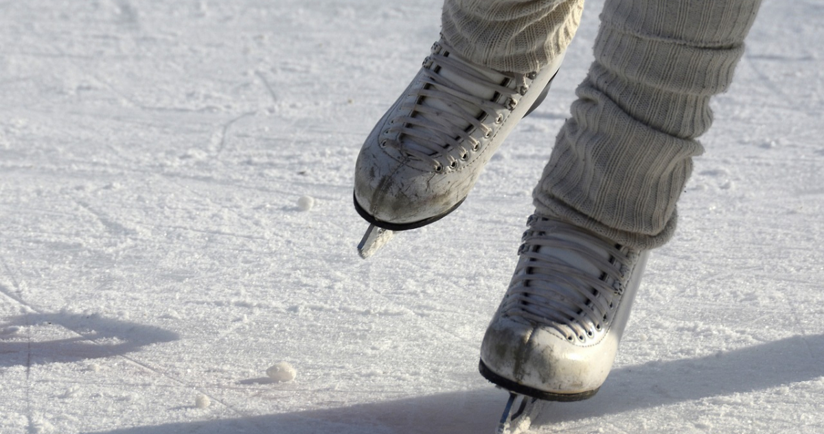 Patinar en hielo en la Ciudad de México.